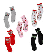 STRAWBERRY SHORTCAKE Ladies 5 Pair Of Socks ‘SWEET’ - Novelty Socks And Slippers