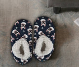 FRENCH BULLDOG Ladies Non-Skid SLIPPERS Comfies Brand - Novelty Socks And Slippers