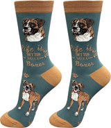 BOXER Dog Adult Unisex Socks By E&S Pets Choose Style