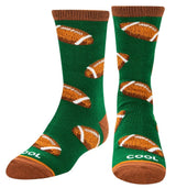 COOL SOCKS Brand Unisex Kids FOOTBALL Socks FOOTBALLS ALL OVER - Novelty Socks And Slippers