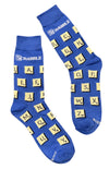 SCRABBLE Board Game Men’s Socks Odd Sox Brand - Novelty Socks And Slippers