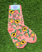 GROOVY THINGS Brand Ladies THICK AND JUICY Socks - Novelty Socks And Slippers