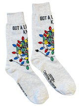 NATIONAL LAMPOONS CHRISTMAS VACATION Men’s Socks ‘GOT A LITTLE KNOT HERE’ - Novelty Socks And Slippers