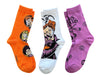 HOCUS POCUS Movie LADIES HALLOWEEN 3 PAIR OF SOCKS - Novelty Socks And Slippers