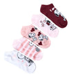 PEANUTS Ladies 5 Pair Of VALENTINES DAY No Show Socks Charlie Brown & Snoopy - Novelty Socks And Slippers