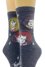 HOCUS POCUS Movie LADIES 2 Pair Of HALLOWEEN Socks ‘I PUT A SPELL ON YOU’