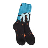 HAUNTED HOTEL Ladies Soft Cozy Halloween Socks WORLD’S SOFTEST SOCKS Brand (Choose Color)
