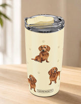 Dog & Cat Stainless Steel Ultimate 20 Oz. Hot & Cold Travel Mug Tumbler By E&S Pets (Choose From 40+ BREEDS)