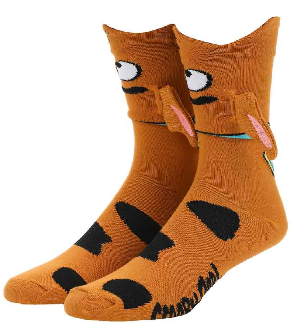 SCOOBY DOO Men’s 360 Crew Socks BIOWORLD Brand - Novelty Socks And Slippers