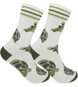 LARGE TORTOISE Adult Unisex Socks FUNATIC Brand Tortoise’s All Over - Novelty Socks And Slippers