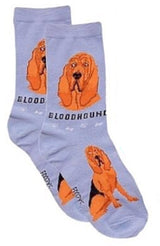 FOOZYS Brand Ladies BLOODHOUND Dog Socks - Novelty Socks And Slippers