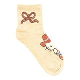 HELLO KITTY Ladies 2 Pair Of Cowgirl Hello Kitty Socks