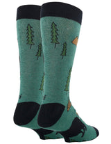 OOOH YEAH Brand Men’s BEAR NEEDS Socks ‘YES I SHIT IN THE WOODS’ (Choose Color) - Novelty Socks And Slippers