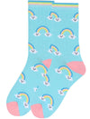 RAINBOWS & CLOUDS Ladies Socks Parquet Brand