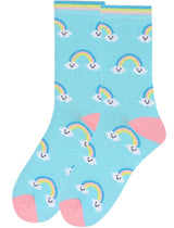 RAINBOWS & CLOUDS Ladies Socks Parquet Brand