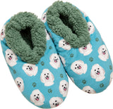 POODLE Dog Ladies Non-Slip Slippers COMFIES BRAND By E&S Pets