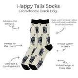 BLACK LABRADOODLE Dog Adult Unisex Socks By E&S Pets Choose Style