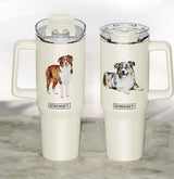 Dog & Cat Stainless Steel Ultimate 40 Oz. Tumbler Hot & Cold Travel Mug By E&S Pets (Choose Breed)