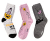 Disney WINNIE THE POOH LADIES HALLOWEEN 3 Pair Of Socks With EYEORE - Novelty Socks And Slippers