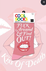 COOL SOCKS Brand Unisex FUCK AROUND & FIND OUT! SocksMedium Feet - Novelty Socks And Slippers