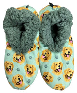 GOLDEN RETRIEVER Dog Ladies Non-Slip Slippers COMFIES BRAND By E&S Pets - Novelty Socks And Slippers