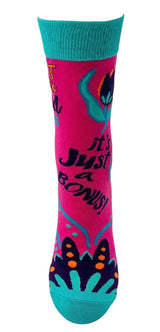 DIDN’T MEAN TO OFFEND YOU IT'S JUST A BONUS Ladies Socks FABDAZ Brand - Novelty Socks And Slippers