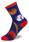 FOOZYS Brand Kids BASEBALL Socks Kids Age 5-10 - Novelty Socks And Slippers