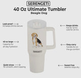 Dog & Cat Stainless Steel Ultimate 40 Oz. Tumbler Hot & Cold Travel Mug By E&S Pets (Choose Breed) - Novelty Socks And Slippers