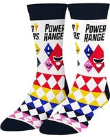 MIGHTY MORPHIN POWER RANGERS Unisex Socks COOL SOCKS Brand - Novelty Socks for Less