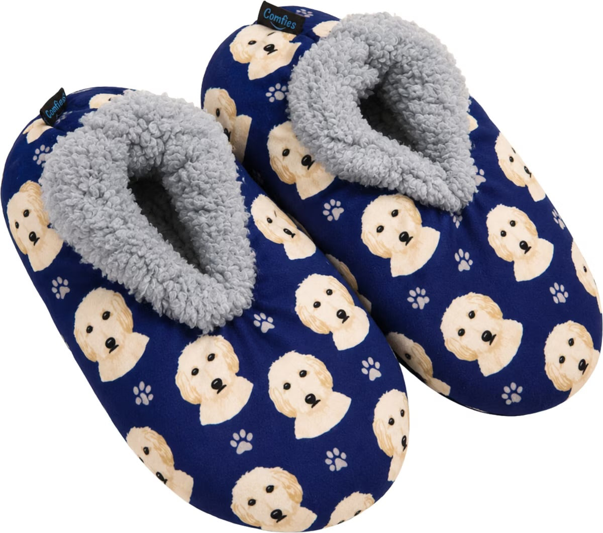GOLDENDOODLE Dog Ladies Non-Slip Slippers COMFIES BRAND By E&S Pets