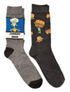 SPONGEBOB SQUAREPANTS Men’s 2 Pair Of Socks SQUIDWARD ‘CURRENT MOOD’