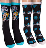 RICK & MORTY Men’s 2 Pair Of Socks SUMMER - Novelty Socks And Slippers