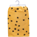 Primitives By Kathy MY CAT AND I TALK SHIT ABOUT YOU Kitchen Tea Towel - Novelty Socks And Slippers