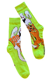 SCOOBY-DOO Men’s HALLOWEEN Socks WITH SCARY EYES, BATS Or GHOST (Choose Style)