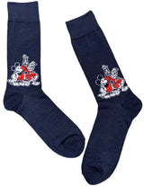 Disney’s Men's DONALD DUCK, GOOFY & MICKEY SOCKS (Choose Color) - Novelty Socks And Slippers