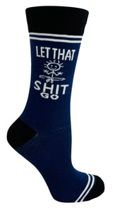 HEY NOW Brand By Fabdaz Unisex LET THAT SHIT GO Socks - Novelty Socks And Slippers