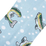 TROUT FISH MEN’S SOCKS COOL SOCKS BRAND