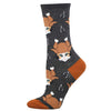 THANKSGIVING CAT Ladies Socks SOCKSMITH Brand - Novelty Socks And Slippers