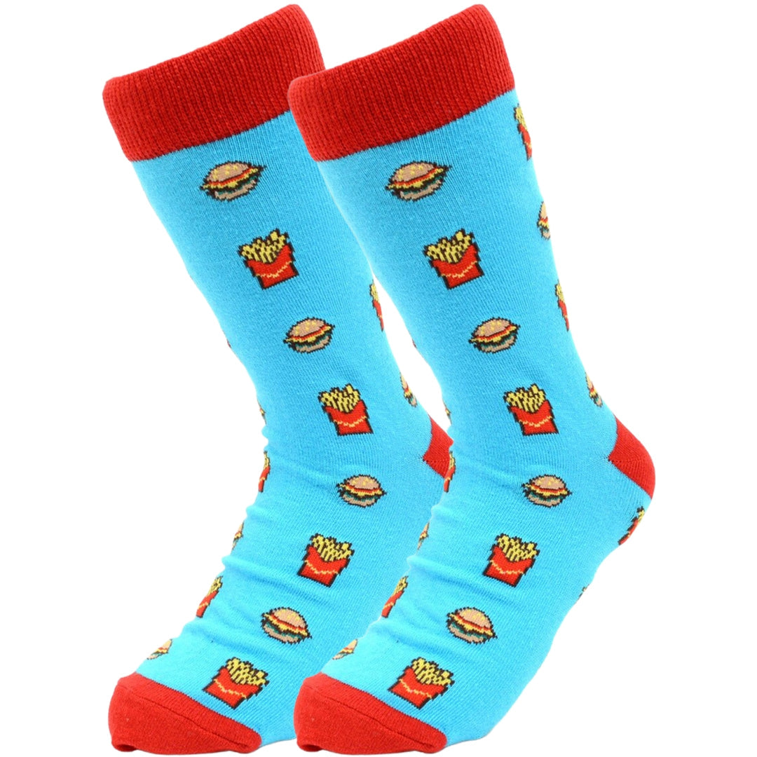 CHEESEBURGER & FRENCH FRIES Ladies Socks PARQUET Brand