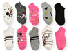 DISNEY Ladies MINNIE MOUSE 10 Pair Of Low Show Socks - Novelty Socks And Slippers
