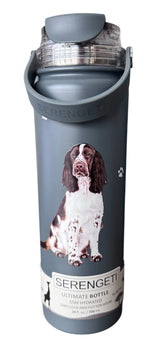 Dog & Cat Stainless Steel 24 Oz. Water Bottle By E&S Pets (Choose Breed) - Novelty Socks And Slippers