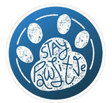 DOG & CAT Vinyl Stickers By E&S Pets (Choose Style) - Novelty Socks And Slippers