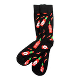 HOT SAUCE & HOT PEPPER Men's Socks PARQUET Brand