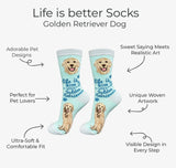 GOLDEN RETRIEVER Dog Adult Unisex Socks By E&S Pets Choose Style