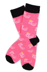 QUEEN Ladies Socks With CROWNS ALL OVER PARQUET BRAND