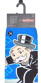 MONOPOLY Board Game Men’s Socks ADVANCE TO GO COLLECT $200 ODD SOX Brand - Novelty Socks for Less