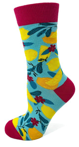 FABDAZ BRAND LADIES LEMON ‘SUCK IT’ SOCKS - Novelty Socks for Less