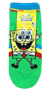 SPONGEBOB SQUAREPANTS Ladies 3 Pair Of SAINT PATRICKS DAY No Show Socks - Novelty Socks for Less