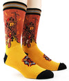 FOOT TRAFFIC Brand Men's FIREFIGHTER SOCKS - Novelty Socks for Less