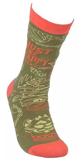 Primitives by Kathy Unisex ‘JUST BE HAPPY’ Socks - Novelty Socks for Less